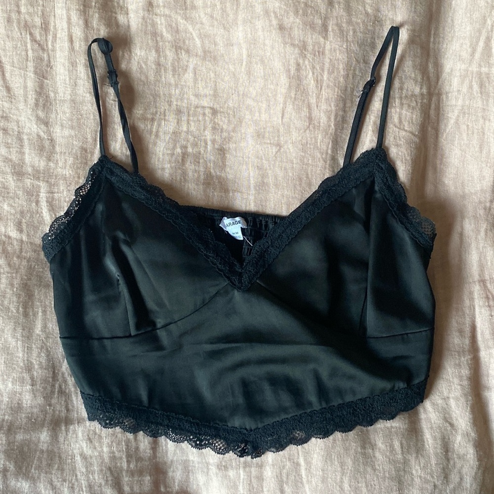 Garage Lacy Cropped Tank